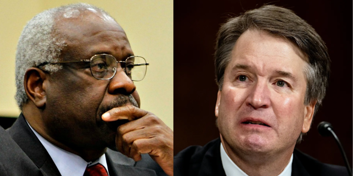 Clarence Thomas and Brett Kavanaugh